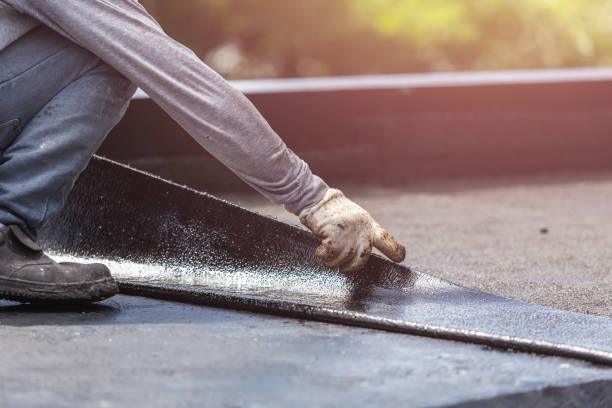 Professional Basement Waterproofing technician working in Wyckoff, NJ